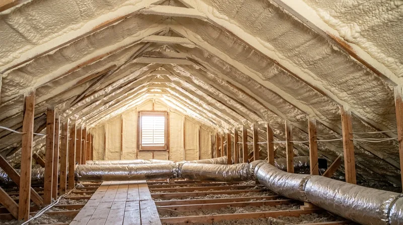 Attic Spray Foam Insulation Lubbock