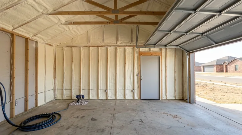 Garage Spray Foam Insulation Lubbock